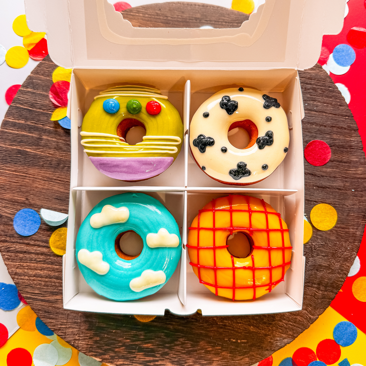 Sheriff & Space Ranger Doughnuts Box