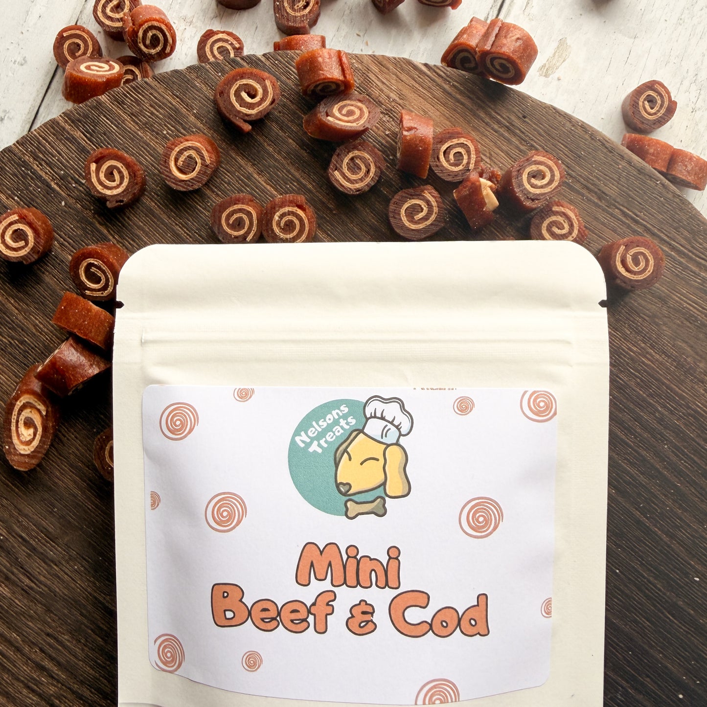 Beef & Fish Mini Rolls