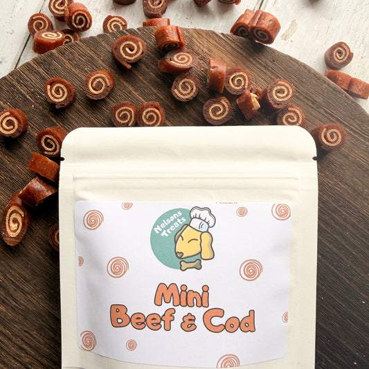 Beef & Fish Mini Rolls