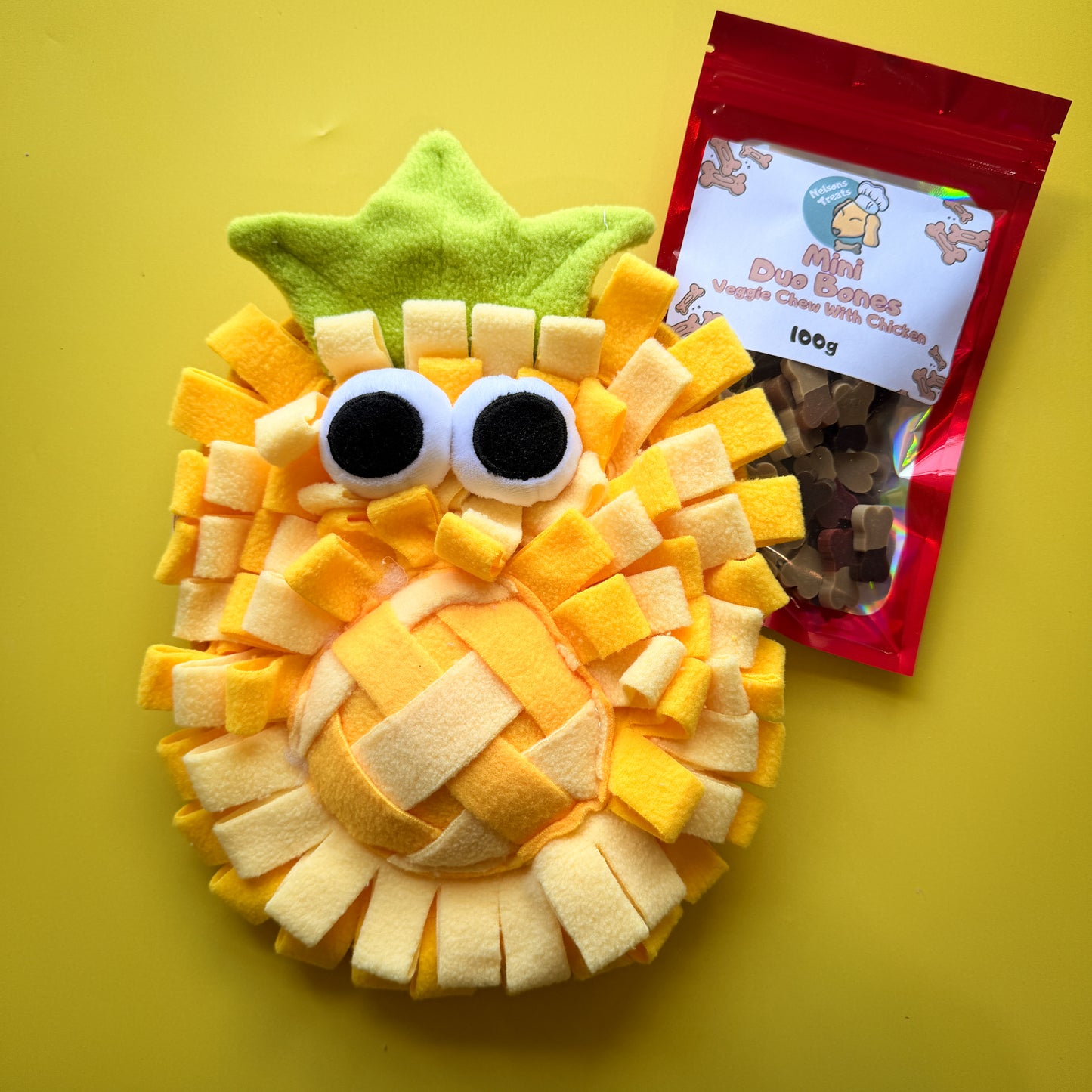 Yellow Pineapple Snuffle Mat