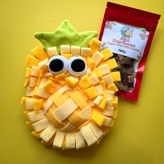 Yellow Pineapple Snuffle Mat