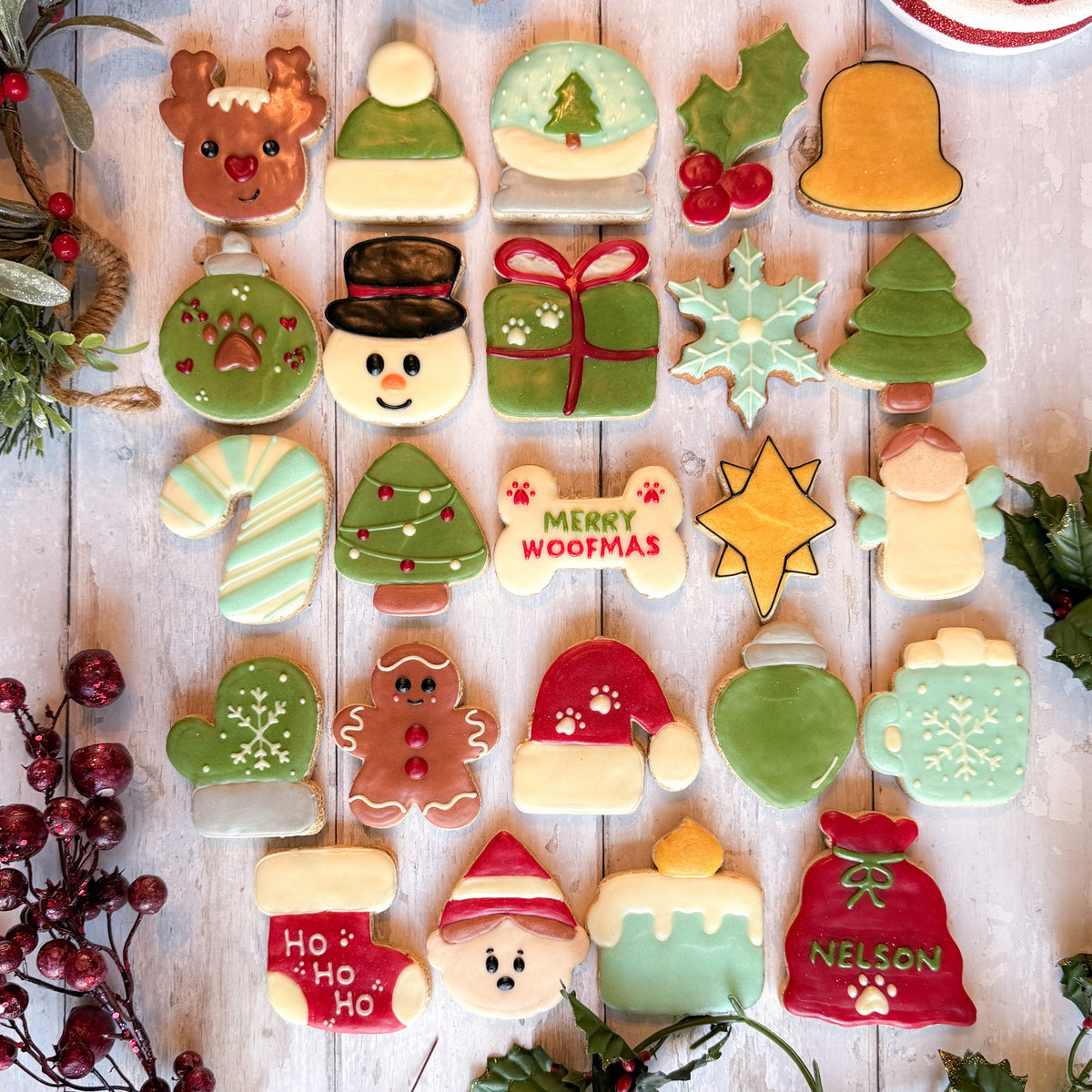Christmas Advent Iced Treats