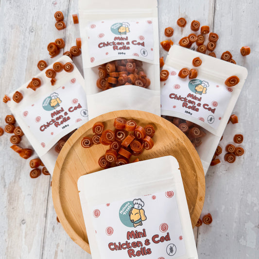 Mini Rolls with Chicken/Cod