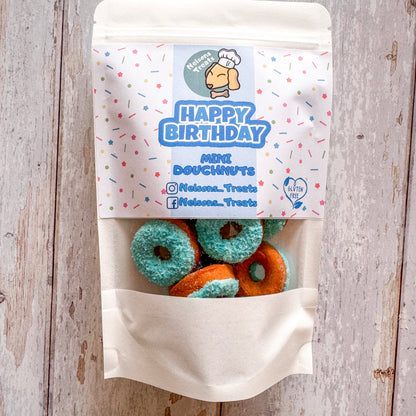 Happy Birthday mini doughnuts for dogs