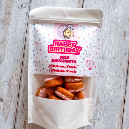 Happy Birthday mini doughnuts for dogs